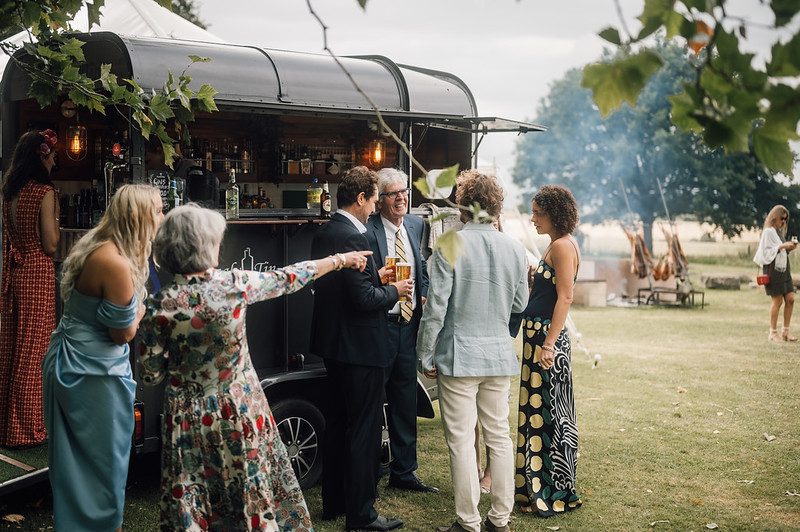 Drinks and bar details from a Wriggly Tin event
